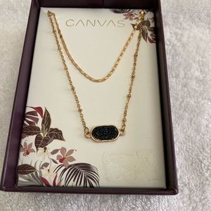 NWOT Layered gold necklace